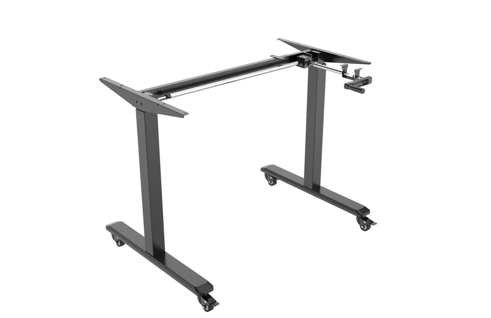 StandXT 4 Rollen für Möbel M10-02 (Gewinde M10, Tragkraft je 50 kg) Transportrollen Lenkrollen mit Bremse - StandXT