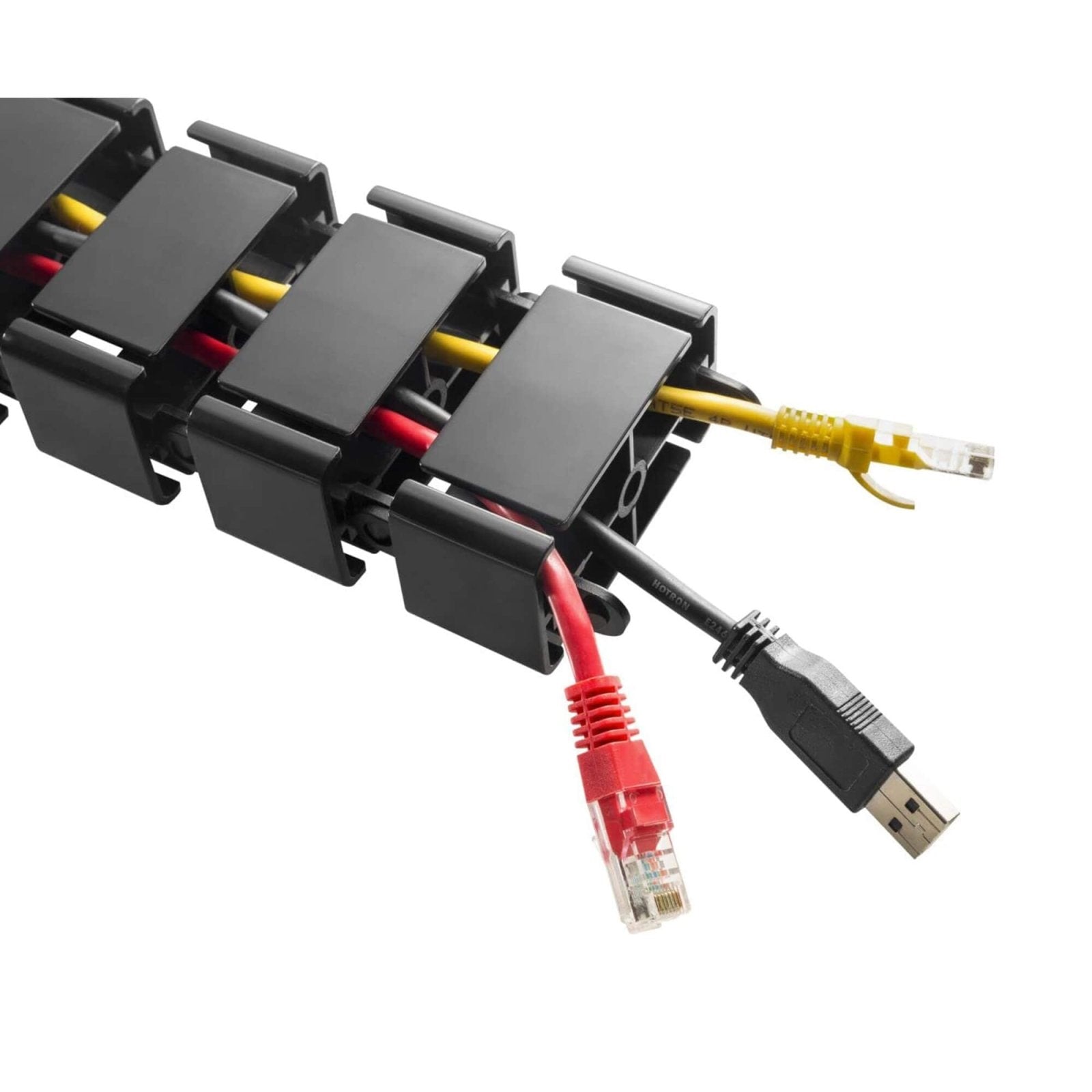 StandXT Kabelführung schwarz- Kabelkanal Kabelwirbelsäule für höhenverstellbare Tischgestelle schwarz CCX10-1 - StandXT - Höhenverstellbare Tische