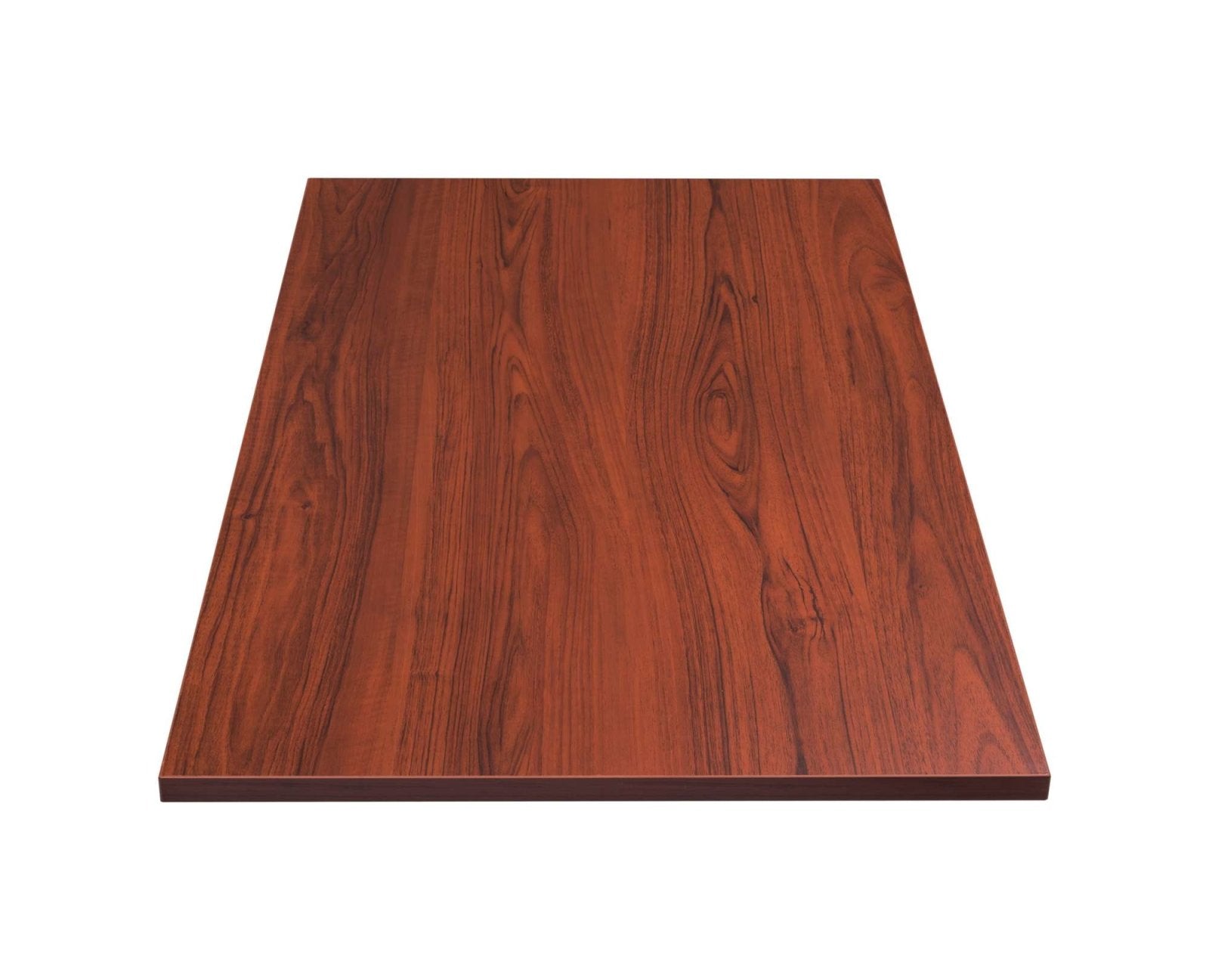 StandXT Tischplatte Schreibtischplatte 120 x 75 x 2.5 cm - Bürotisch Arbeitsplatte - braun