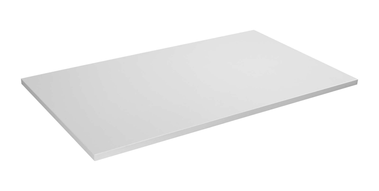 StandXT Tischplatte Schreibtischplatte 120 x 75 x 2.5 cm - Bürotisch Arbeitsplatte - weiß