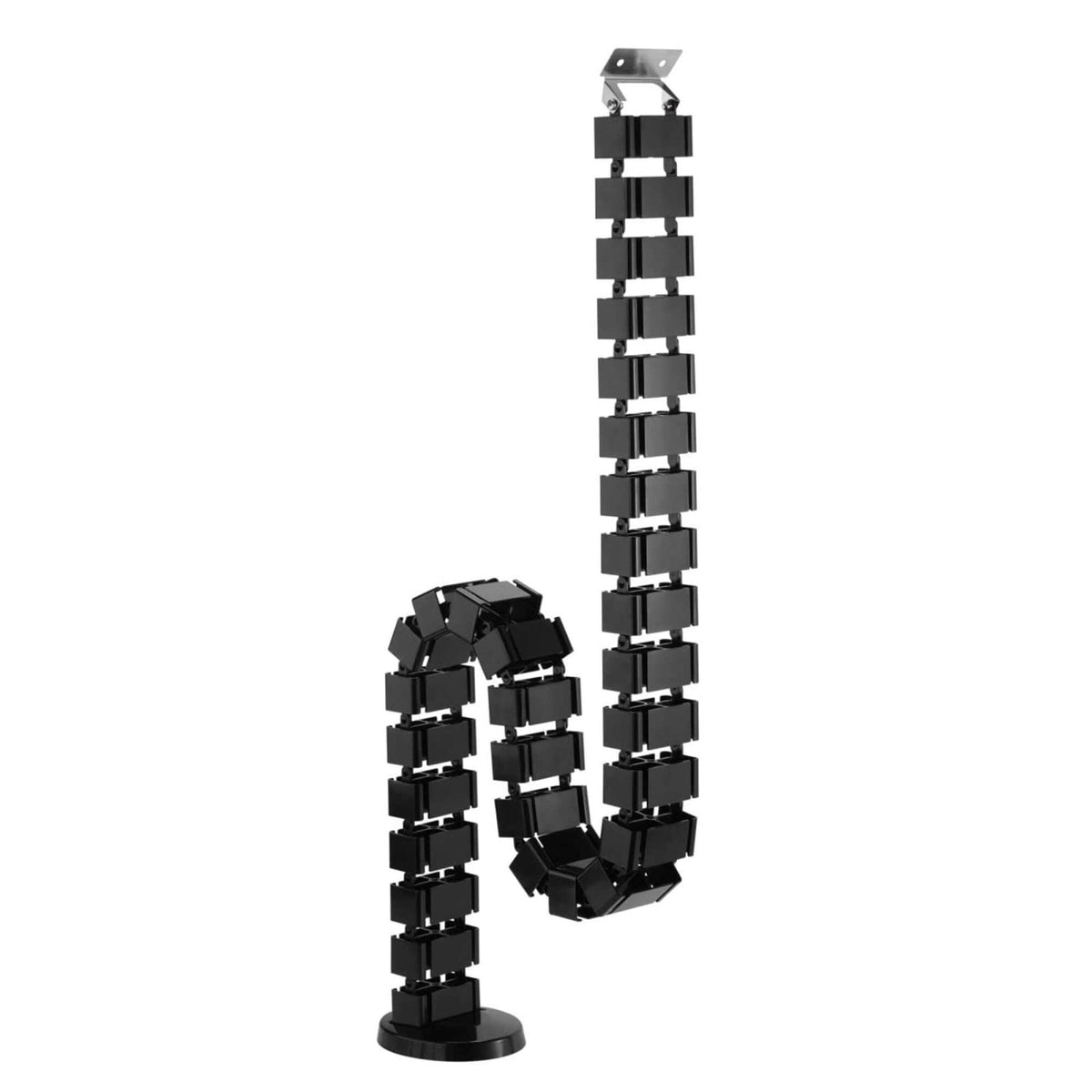 StandXT Kabelführung schwarz- Kabelkanal Kabelwirbelsäule für höhenverstellbare Tischgestelle schwarz CCX10-1 - StandXT - Höhenverstellbare Tische