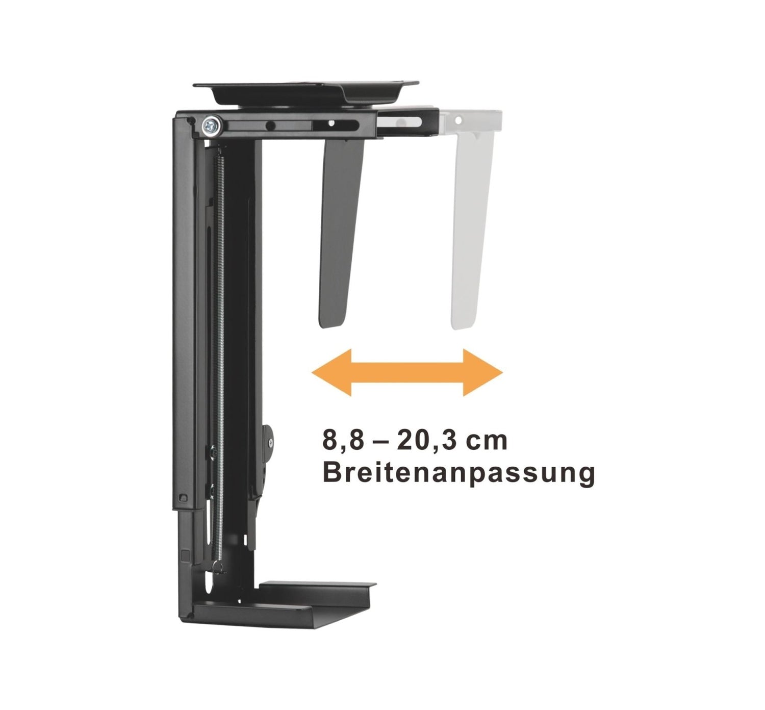 Maclean MC-713 Computer Halter für Schreibtisch Platzsparende PC