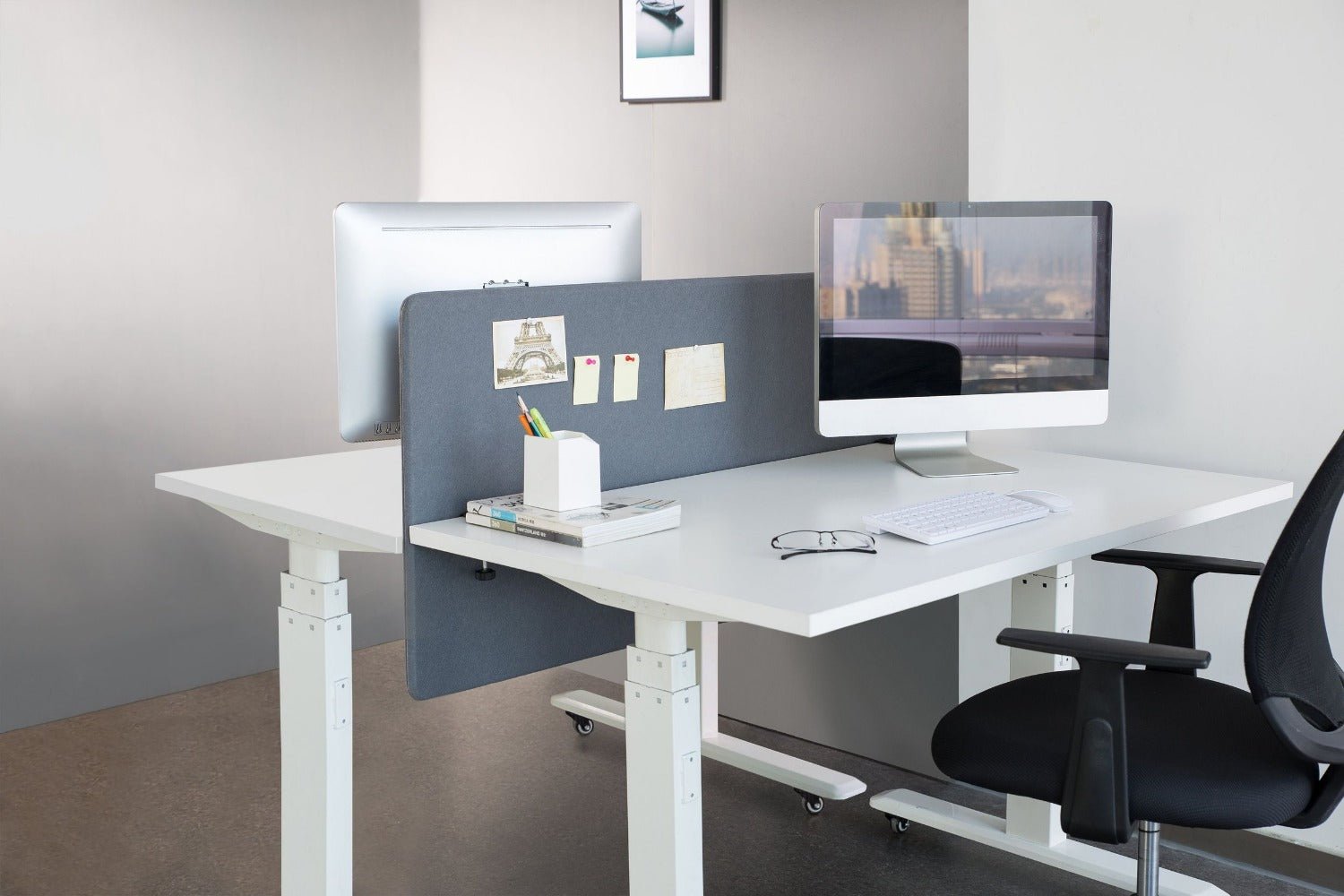 StandXT schallabsorbierende Trennwand APX01-6 für Schreibtische 150 cm x 60 cm - StandXT - Höhenverstellbare Tische