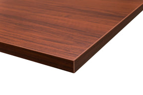 StandXT Tischplatte Schreibtischplatte 120 x 75 x 2.5 cm - Bürotisch Arbeitsplatte - braun