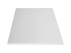 StandXT Tischplatte Schreibtischplatte 120 x 75 x 2.5 cm - Bürotisch Arbeitsplatte - weiß