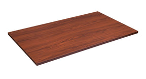 StandXT Tischplatte Schreibtischplatte 120 x 75 x 2.5 cm - Bürotisch Arbeitsplatte - braun
