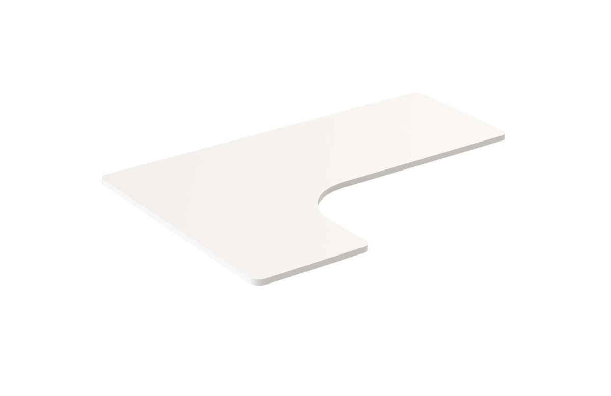 StandXT Tischplatte Schreibtischplatte L-Form - Breite 160 cm x Tiefe 110/60 cm weiß - StandXT - Höhenverstellbare Tische